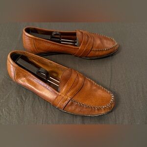 Bally Brown Leather Loafers